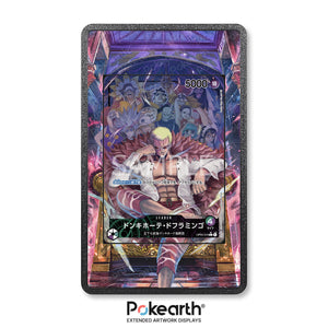 Donquixote Doflamingo OP04-019 - Custodia con Artwork Esteso per Carte One Piece - Display Case Extended Artwork Pokearth