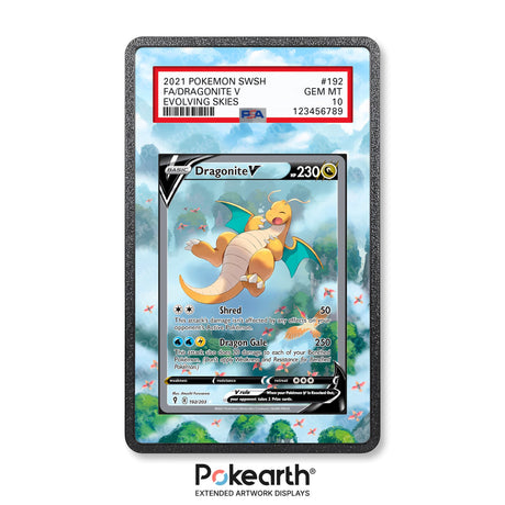 Dragonite V 192/203 - Graded Card Extended Artwork Display Case - Display Case Extended Artwork Pokearth