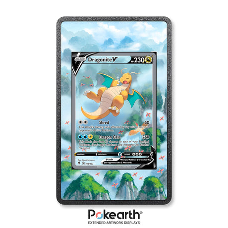 Dragonite V 192/203 - Custodia con Artwork Esteso per Carte Pokémon - Display Case Extended Artwork Pokearth