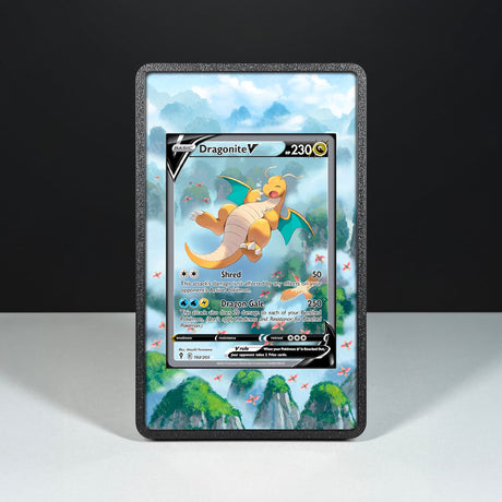 Dragonite V 192/203 - Custodia con Artwork Esteso per Carte Pokémon - Display Case Extended Artwork Pokearth