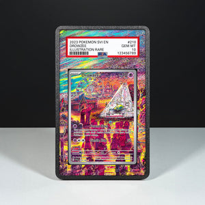 Drowzee 210/198 - Graded Card Extended Artwork Display Case - Display Case Extended Artwork Pokearth