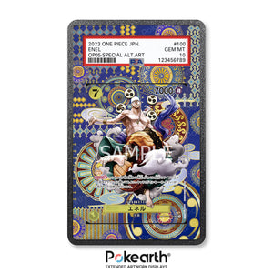Enel OP05-100 - Graded Card Extended Artwork Display Case - Display Case Extended Artwork Pokearth