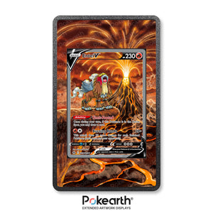 Entei V GG36/GG70 - Custodia con Artwork Esteso per Carte Pokémon - Display Case Extended Artwork Pokearth