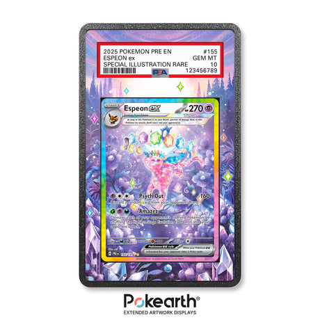 Espeon ex 155/131 - Graded Card Extended Artwork Display Case - Display Case Extended Artwork Pokearth