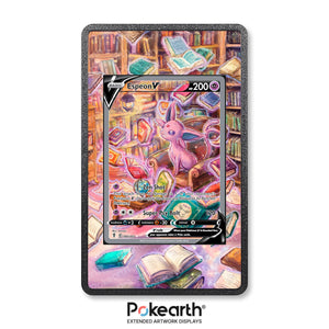 Espeon V 180/203 - Custodia con Artwork Esteso per Carte Pokémon - Display Case Extended Artwork Pokearth