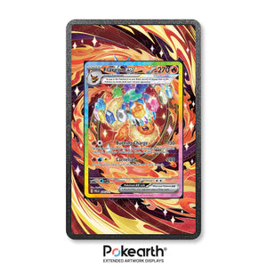 Flareon ex 146/131 - Custodia con Artwork Esteso per Carte Pokémon - Display Case Extended Artwork Pokearth