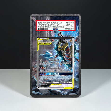 Garchomp & Giratina GX SM193 - Graded Card Extended Artwork Display Case - Display Case Extended Artwork Pokearth