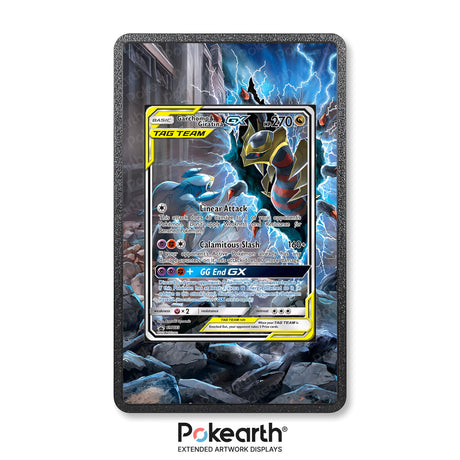 Garchomp & Giratina GX SM193 - Custodia con Artwork Esteso per Carte Pokémon - Display Case Extended Artwork Pokearth