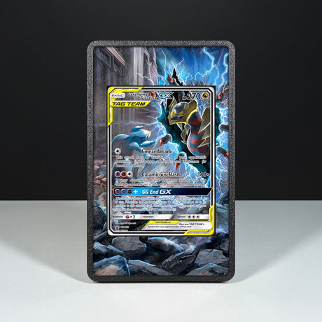 Garchomp & Giratina GX SM193 - Custodia con Artwork Esteso per Carte Pokémon - Display Case Extended Artwork Pokearth