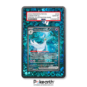 Gardevoir ex 233/091 - Graded Card Extended Artwork Display Case - Display Case Extended Artwork Pokearth