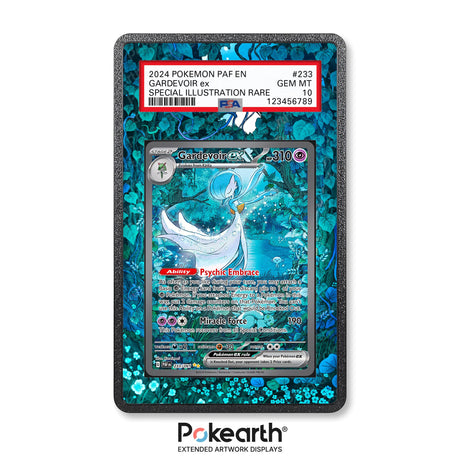 Gardevoir ex 233/091 - Graded Card Extended Artwork Display Case - Display Case Extended Artwork Pokearth