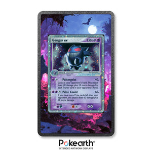 Gengar ex 108/112 - Custodia con Artwork Esteso per Carte Pokémon - Display Case Extended Artwork Pokearth