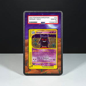 Gengar 13/165 - Graded Card Extended Artwork Display Case - Display Case Extended Artwork Pokearth