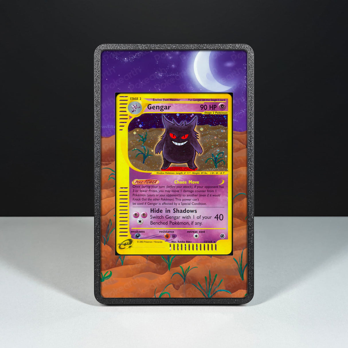 Gengar 13/165 - Custodia con Artwork Esteso per Carte Pokémon - Display Case Extended Artwork Pokearth