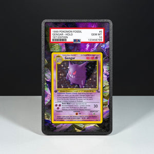 Gengar 5/62 - Graded Card Extended Artwork Display Case - Display Case Extended Artwork Pokearth