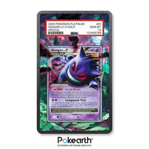 Gengar Lv.X 97/99 - Graded Card Extended Artwork Display Case - Display Case Extended Artwork Pokearth
