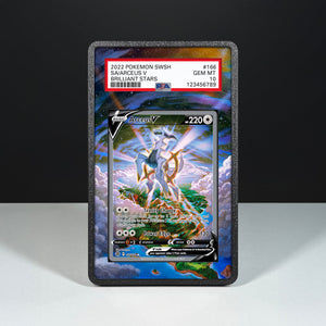 Arceus V 166/172 - Graded Card Extended Artwork Display Case - Display Case Extended Artwork Pokearth