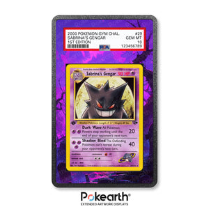Sabrina's Gengar 29/132 - Graded Card Extended Artwork Display Case - Display Case Extended Artwork Pokearth