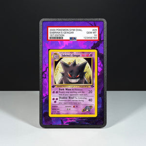Sabrina's Gengar 29/132 - Graded Card Extended Artwork Display Case - Display Case Extended Artwork Pokearth