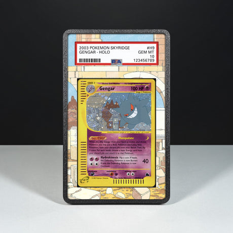 Gengar H9/H32 - Graded Card Extended Artwork Display Case - Display Case Extended Artwork Pokearth