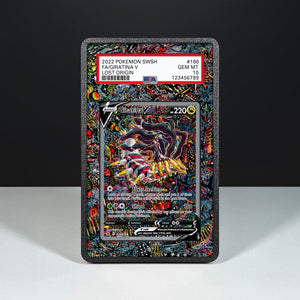 Giratina V 186/196 - Graded Card Extended Artwork Display Case - Display Case Extended Artwork Pokearth