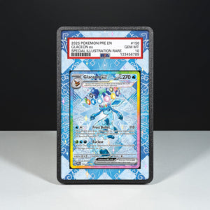 Glaceon ex 150/131 - Graded Card Extended Artwork Display Case - Display Case Extended Artwork Pokearth