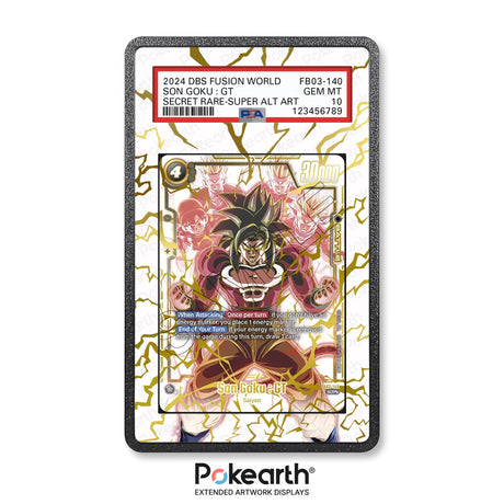 Son Goku : GT FB03-140 - Graded Card Extended Artwork Display Case - Display Case Extended Artwork Pokearth