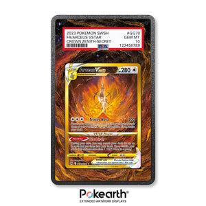 Arceus V STAR GG70/GG70 - Graded Card Extended Artwork Display Case - Display Case Extended Artwork Pokearth