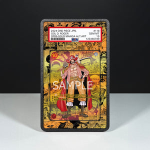 Gol D. Roger OP09-118 Gold Manga - Graded Card Extended Artwork Display Case - Display Case Extended Artwork Pokearth