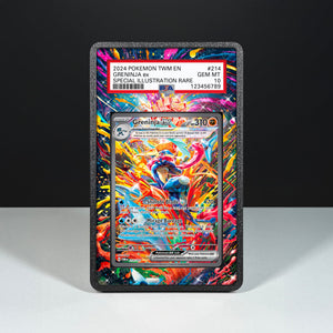 Greninja ex 214/167 - Graded Card Extended Artwork Display Case - Display Case Extended Artwork Pokearth