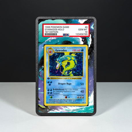 Gyarados 6/102 - Graded Card Extended Artwork Display Case - Display Case Extended Artwork Pokearth