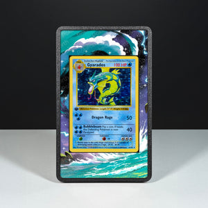 Gyarados 6/102 - Custodia con Artwork Esteso per Carte Pokémon - Display Case Extended Artwork Pokearth