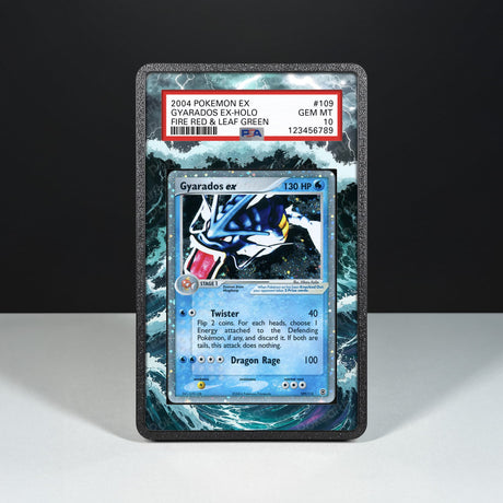 Gyarados ex 109/112 - Graded Card Extended Artwork Display Case - Display Case Extended Artwork Pokearth