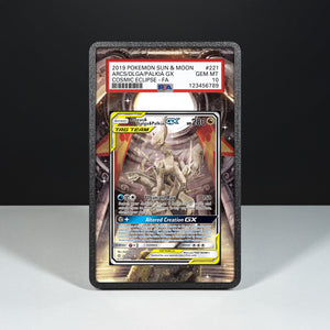 Arceus & Dialga & Palkia GX 221/236 - Graded Card Extended Artwork Display Case - Display Case Extended Artwork Pokearth