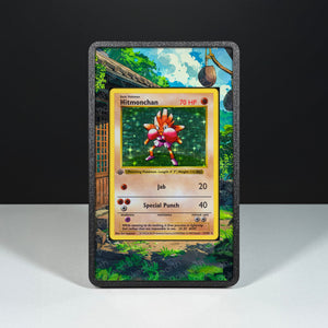Hitmonchan 7/102 - Custodia con Artwork Esteso per Carte Pokémon - Display Case Extended Artwork Pokearth