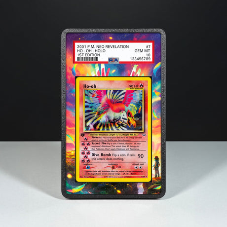 Ho-oh 7/64 - Graded Card Extended Artwork Display Case - Display Case Extended Artwork Pokearth