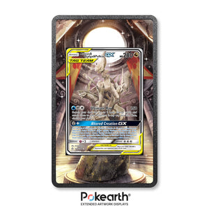 Arceus & Dialga & Palkia GX 221/236 - Custodia con Artwork Esteso per Carte Pokémon - Display Case Extended Artwork Pokearth