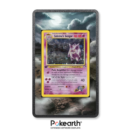 Sabrina's Gengar 14/132 - Custodia con Artwork Esteso per Carte Pokémon - Display Case Extended Artwork Pokearth