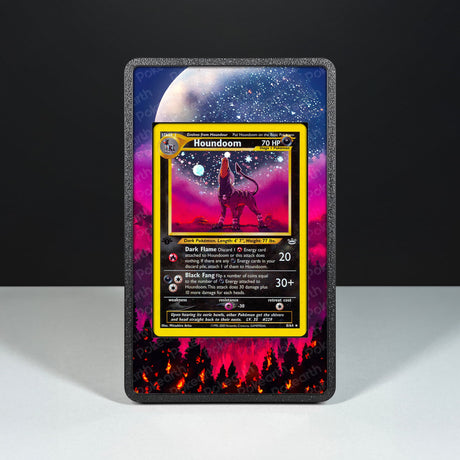 Houndoom 8/64 - Custodia con Artwork Esteso per Carte Pokémon - Display Case Extended Artwork Pokearth