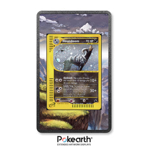 Houndoom H11/H32 - Custodia con Artwork Esteso per Carte Pokémon - Display Case Extended Artwork Pokearth