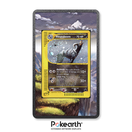 Houndoom H11/H32 - Custodia con Artwork Esteso per Carte Pokémon - Display Case Extended Artwork Pokearth