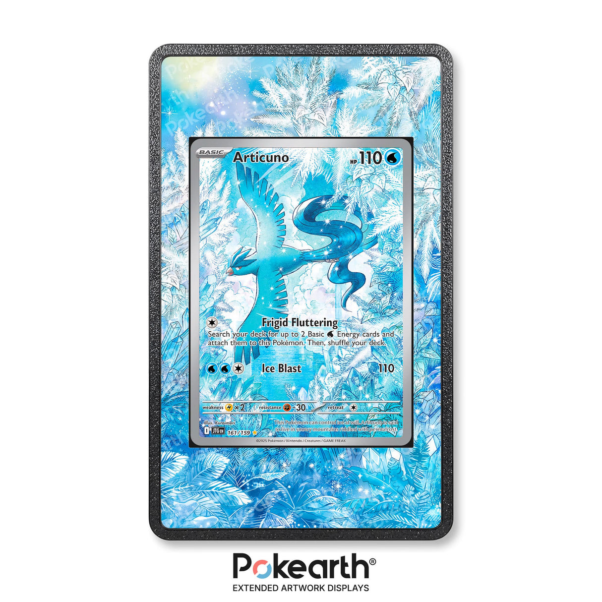 Articuno 161/159 - Custodia con Artwork Esteso per Carte Pokémon - Display Case Extended Artwork Pokearth