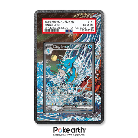 Kingdra ex SVP 131 - Graded Card Extended Artwork Display Case - Display Case Extended Artwork Pokearth