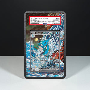 Kingdra ex SVP 131 - Graded Card Extended Artwork Display Case - Display Case Extended Artwork Pokearth