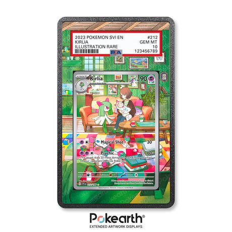 Kirlia 212/198 - Graded Card Extended Artwork Display Case - Display Case Extended Artwork Pokearth