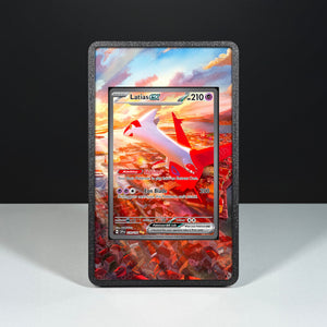 Latias ex 239/191 - Custodia con Artwork Esteso per Carte Pokémon - Display Case Extended Artwork Pokearth