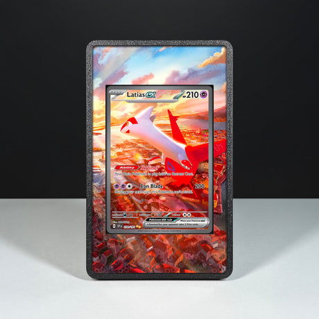 Latias ex 239/191 - Custodia con Artwork Esteso per Carte Pokémon - Display Case Extended Artwork Pokearth