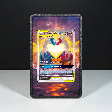 Latias & Latios GX 170/181 - Custodia con Artwork Esteso per Carte Pokémon - Display Case Extended Artwork Pokearth