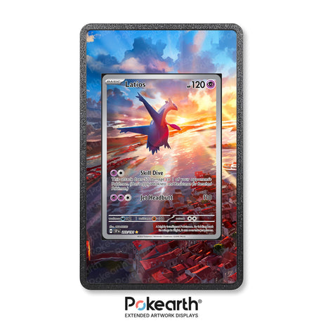 Latios 203/191 - Custodia con Artwork Esteso per Carte Pokémon - Display Case Extended Artwork Pokearth