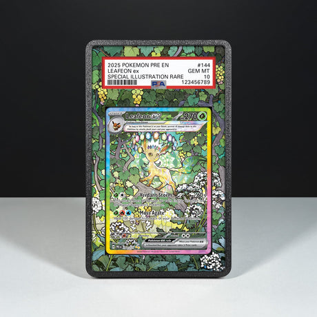 Leafeon ex 144/131 - Graded Card Extended Artwork Display Case - Display Case Extended Artwork Pokearth